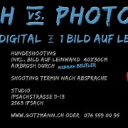 Ihr Foto auf Leinwand in Airbrush-Technik