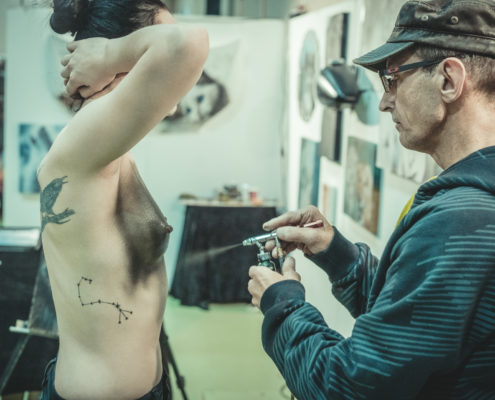 HUND2018 Bodypainting oder die lebende Attraktion