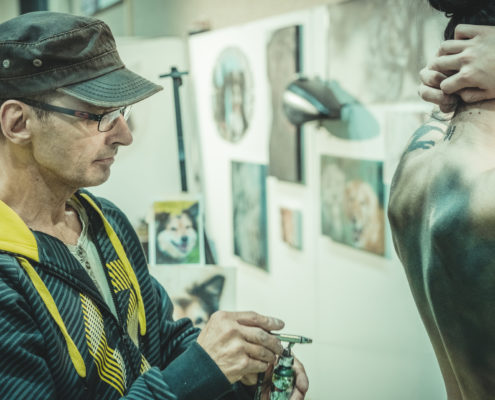 HUND2018 Bodypainting oder die lebende Attraktion
