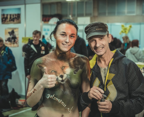 HUND2018 Bodypainting oder die lebende Attraktion